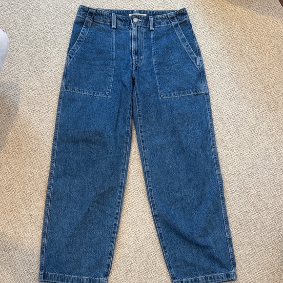 Levi's Denim - Levi’s baggy dad utility jeans